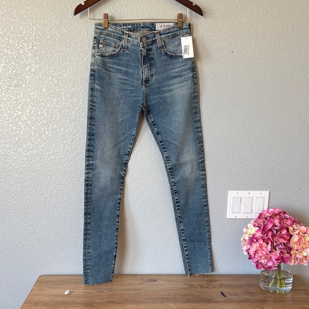 AG Adriano Goldschmied Women's Blue Skinny Jeans